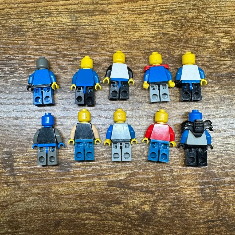 Lego Minifigure Lot 10pc Vintage Space Castle Town Spyrius Lion Knight Figures
